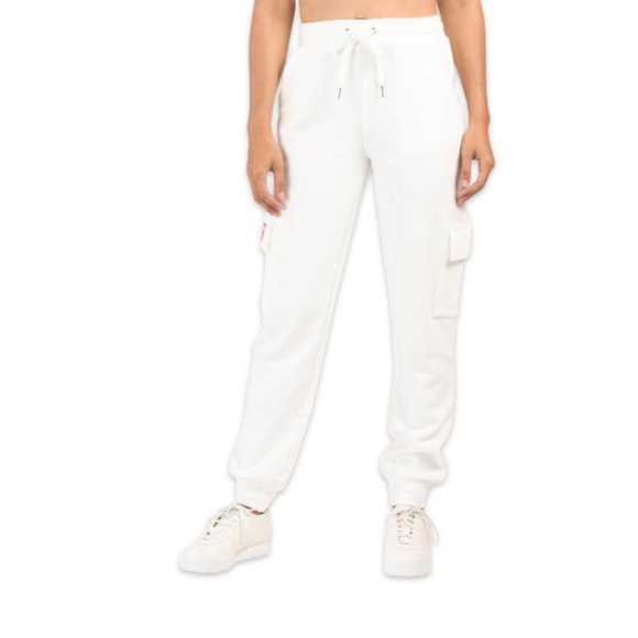 Womens Cargo Jogger Sweat Pants Velour Small - Picture 2 of 3